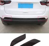 Smoked Black ABS Rear Fog Light Lamp Cover For Jeep Compass 2017-20  Accessories