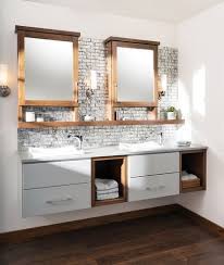 The unique stunner design showcases a vanity in a ladder frame. á‰ Some Great Ideas For Floating Bathroom Vanity Plans Unique Ideas Decor And Designs