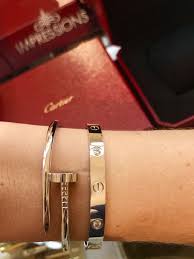Shop 32 top cartier bracelets and earn cash back from retailers such as rebag, selfridges and vestiaire collective all in one place. Cartier Love Bracelet With Diamonds And Juste Un Clou White Gold Cartier Love Bracelet Love Bracelets Stacked Jewelry