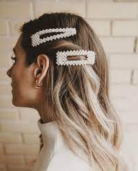 Large Pearl Hair Clip Clip Hairstyles Hair Accessories Headband Hairstyles