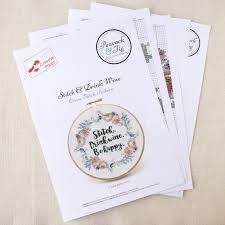 See more ideas about cross stitch patterns, cross stitch, stitch patterns. Stitch And Drink Wine Cross Stitch Pattern Stitched Modern