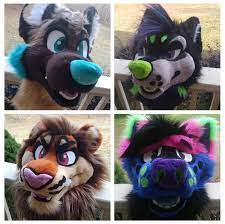 Not Custom Artistic Liberty Fursuit Head Commission 2021 Completion Fursuit Head Fursuit Fursuit Furry