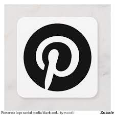 Check spelling or type a new query. Pinterest Logo Social Media Black And White Promo Calling Card Zazzle Com Black App Black And White Instagram Cute App