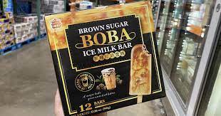 Brown Sugar Boba Ice Milk Bars 12 Pack Available At Costco For Just 13 99 Hip2save