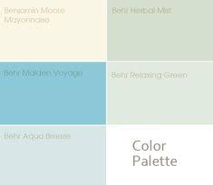 Pure white + sage green + bright blue. 26 Calm Relaxed Color Palette Ideas Color Palette Color Palette