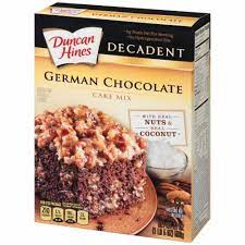 I actually first made this cake a. Duncan Hines Decadent German Chocolate Cake Mix 21 Oz Food 4 Less