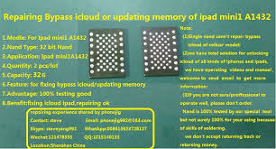Ever wanted to explore the r&d department of a corporation? Unlock Ipad Mini1 Nand Flash 32g With Serial Number Clean Sn Ipad Hdd Chip Bypass A1432 Icloud Ipad Mi1 100 Good Free Ship 2pcs Flash 32g Flash Flashflash Nand Aliexpress