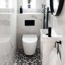 In a small downstairs bathroom less is more so if you get the chance get rid of any bulky furniture and accessories and simplify the whole. 5 Black Bathroom Tap Ideas Big Bathroom Shop In 2021 Black Bathroom Taps Small Toilet Room Black Bathroom