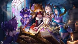 Lol Elementalist Lux Wallpaper Hd Animasi Karya Seni Fantasi Gadis Animasi