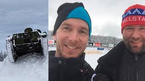 Han vann en åktur med Lysells pansarbandvagn: "Att leka med såna här prylar  är en dröm"