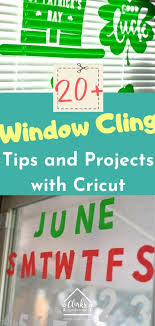 A setup window displays installation progress. How To Use Cricut Window Cling Project Ideas Clarks Condensed