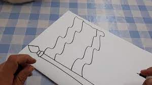 how to draw a flag كيفية رسم علم youtube