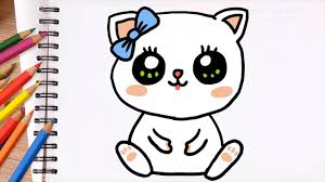Tous les objets que les chatons coloriage. Facile Chat Facile Licorne Fille Dessin Kawaii Novocom Top