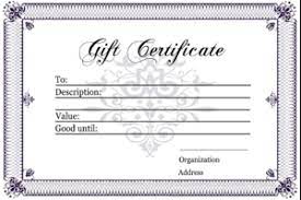 There is also a good mix of blank gift certificates as well as some that are already for a specific item or service. Gift Certificate Templates Printable Gift Certificates For Any Occasion