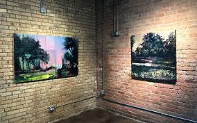 Shop picture lights for individual lighting for artwork, framed pictures, and wall decor at lightingdirect. Q A With Artist Kim Curtis Creativity Color How To Light Artwork Lightology