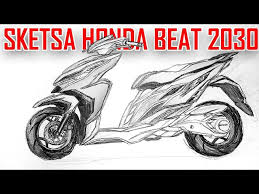 Park cara simple gambar pick up carry. Sketsa Honda Beat 2030 Sketsa Impian Youtube