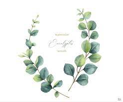 Download Watercolor Eucalyptus Hand Painted Wreath Wedding Greenery Etsy In 2021 Watercolour Wreath Eucalyptus Wall Art Watercolor Eucalyptus