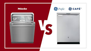 There are large objects in the lower basket in front of the dosage unit obstructing the water jets. Miele Vs Ge Profile And Cafe Dishwashers