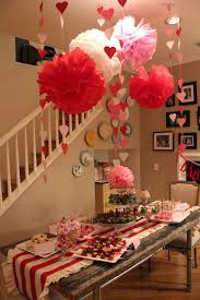 I Like The Mix Of Hanging Paper Decorations But With Pink White And Lavender Fete De La Saint Valentin Saint Valentin Valentines Bricolage