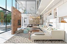 Open Plan Interior Design Inspiration Double Height Living Room High Ceiling Living Room Luxury Living Room