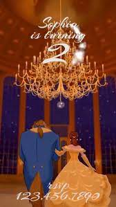 Beauty And The Beast Animated Birthday Video Invitation Video Video In 2021 Beauty And The Beast Theme Beauty And The Beast Party Beauty And The Beast