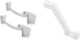 Fold Away Handle Window Crank in White (2-Pack) SK927W Ideal Security