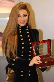 Myriam Fares Sleek Hairstyles Celebrities Female Curly Girl Hairstyles