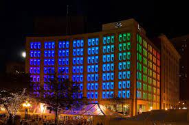 Colorful Lighting Facade Lighting Exterior Lighting Cool Lighting