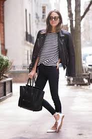 Black And White Striped Shirt Outfit Striped Shirt Blog And The City Outfits With Striped Shirts Transition Outfits Fashion