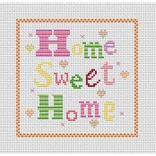 Home Sweet Home Free Cross Stitch Chart Download