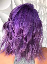 Lavender Hair Color And Hairstyle Design Ombre Lavender Hair Color Purple Hair Color Purple Hairstyle B Hair Colour Design Lavender Hair Colors Hair Styles