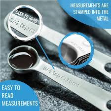 How to convert milliliters to cups [ml to us cup (c):. Buy Stainless Steel Measuring Cups And Spoons Set Of 16 7 Cup 7 Spoon Conversion Chart Leveler Metal Measuring Spoons And Cups Dry Measuring Cups Stainless
