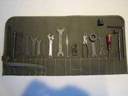 Wla Tools Kit 1941 Harley Vintage Cafe Racer Tool Roll