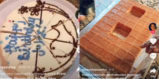 And as you see in the video, i shape the fish cakes into a roll before frying them: Tiktok Shared A Genius Hack For Cutting Birthday Cake