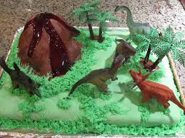 Birthday Party Ideas For 4 Year Old Boy Here S The Birthday Cake I Made For My 3 Year Old Son I Used Dinosaurs From My Local Dollar T Dinosaur Birthday Cakes 1st Boy Birthday Dinosaur Birthday Party
