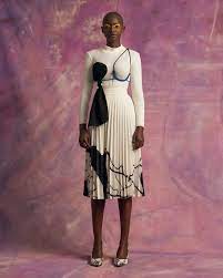 Included in the new collection is a traditional tsonga xibelani skirt. Rich Mnisi English Metal Magazine