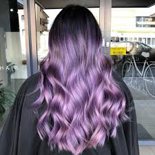 Lavender hair has quickly stepped up the ranks of top style statements. Long Black And Lavender Ombre Hairs Blurmark