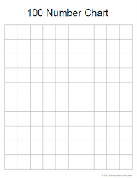 Free Math Printable Blank 100 Number Chart Contented At Home