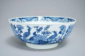Check spelling or type a new query. A Large Chinese Blue And White Bowl With Birds Among Blossoming Flowers Qianlong Rob Michiels Auctions