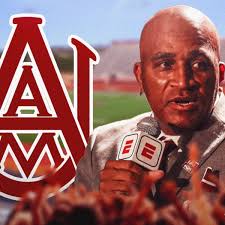 Connell Maynor barks to show his excitement to play Southern University