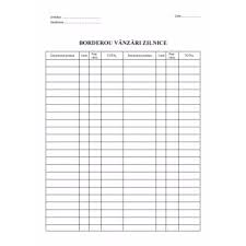 Prima pagină > borderou de achizitie a5. Borderou De Vanzari Zilnice Autocopiativ Absolut Office