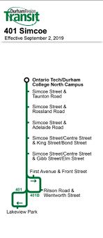 Durham Region Transit Map Durham Region Transit Route 401 'Simcoe' - Cptdb Wiki