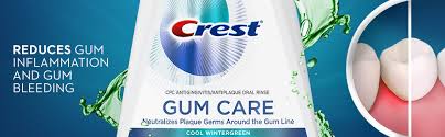 It strengthens enamel, helps prevent cavities, kills bad breath germs, cleans teeth and gums, and freshens breath. Amazon Com Crest Gum Care Mouthwash Cool Wintergreen 16 9 Fl Oz Pack Of 4 Beauty