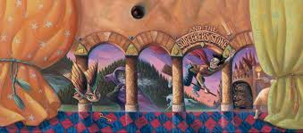 Harry Potter And The Sorcerer S Stone Original Book Cover Art Giclee Print 425 Harry Potter Book Covers Harry Potter Books Harry Potter Art