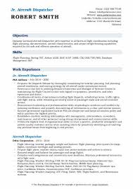 aircraft dispatcher resume samples