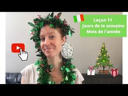 Jours semaine mois année fle. Lecon 11 Du Defi Apprendre L Italien En De 20h Jours Et Mois De L Annee