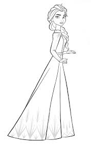 I love how disney always releases printables before a movie! Frozen 2 Elsa Coloring Page By Variandeservesbetter On Deviantart