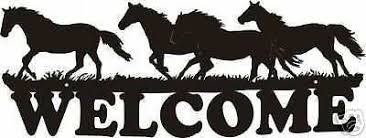 Western metal wall art silhouettes. Western Metal Art Horses Welcome Metal Wall Art Silhouette Art Horse Silhouette Western Crafts