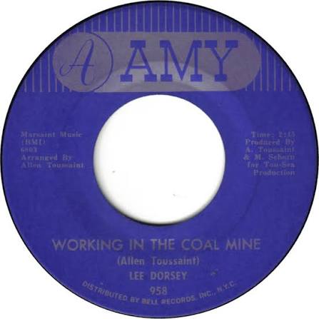 Lee Dorsey - Working In The Coal Mine / Mexico - Amy - USA - 958 - 7" Single - 45cat