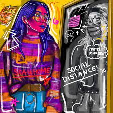 Some of those in saturday's crowd were presumably drawn by legitimate concerns about mental health one featured a coronavirus conspiracy theory: Art And Lockdown Your Drawings In The Time Of Coronavirus Voices Of Youth
